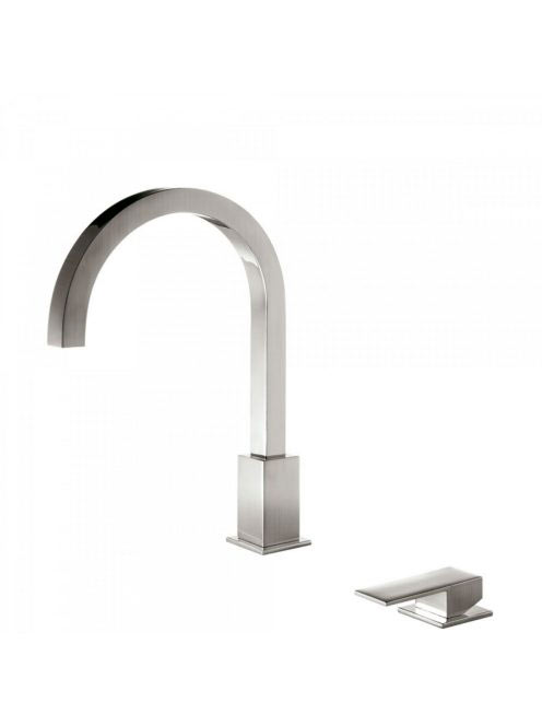 Tres Cuadro Exclusive 2-lyukú mosdó csaptelep Rozsdamentes A