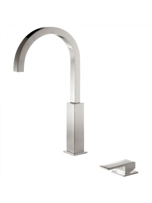 Tres Cuadro Exclusive magasított 2-lyukú mosdó csaptelep Roz