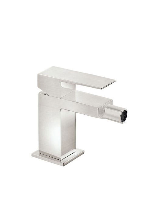 Tres Cuadro Exclusive bidé csaptelep Rozsdamentes Acél hatás