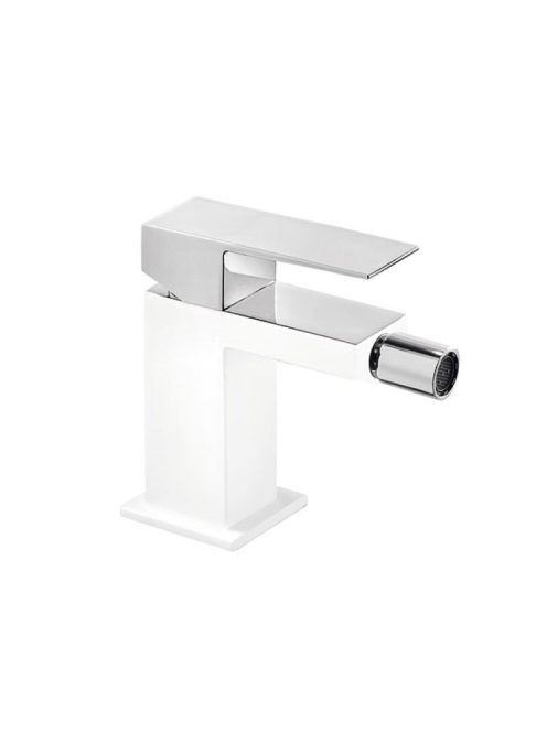 Tres Cuadro Exclusive bidé csaptelep Króm/Fehér 00612001BL -