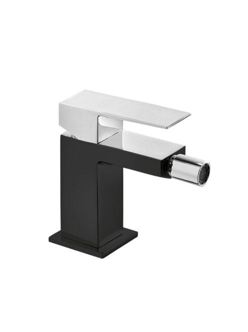 Tres Cuadro Exclusive bidé csaptelep Króm/Fekete 00612001NE