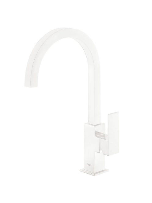 Tres Cuadro Exclusive magasított mosdó csaptelep Matt Fehér