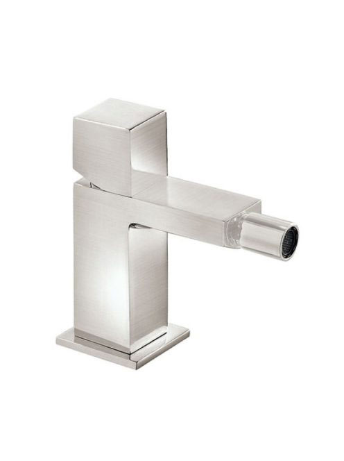 Tres Cuadro Exclusive bidé csaptelep Rozsdamentes Acél hatás