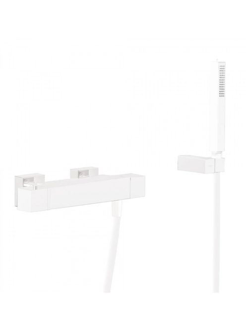 Tres Cuadro Exclusive termosztátos zuhany csaptelep Matt Feh