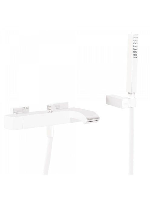 Tres Cuadro Exclusive kád csaptelep Cascade kifolyóval Matt