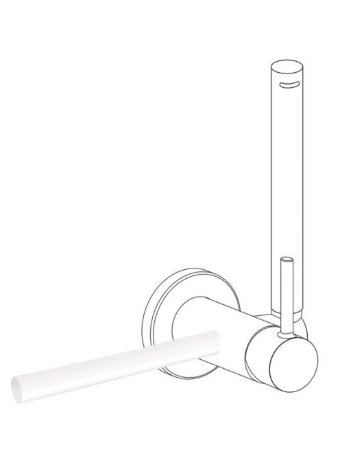 Tres Study Exclusive törölközőtartó fali bidé csaptelephez,