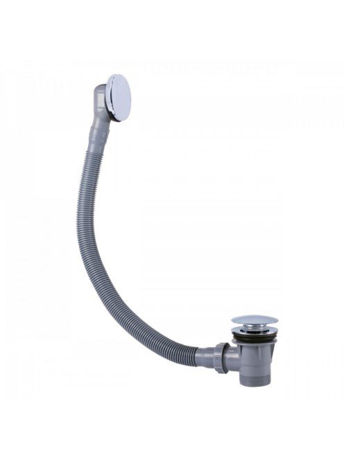 Tres Click-Clack kád leeresztő túlfolyóval, króm 13453420 -