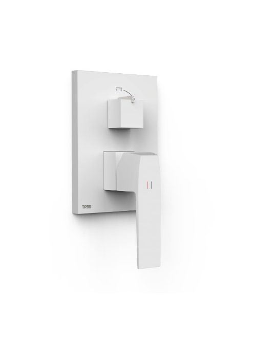 Tres Slim szögletes 2 irányú falba süllyesztett csaptelep be