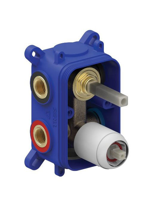 TRES rejtett 2-irányú RAPID-BOX egykaros keverőcsappal, matt