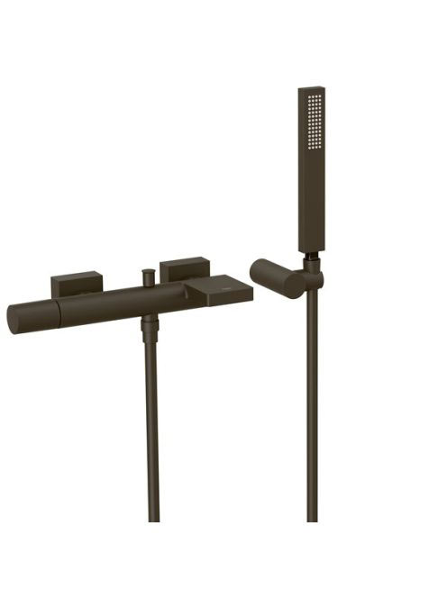 Tres Project kádtöltő csaptelep Cascade kifolyóval és zuhany