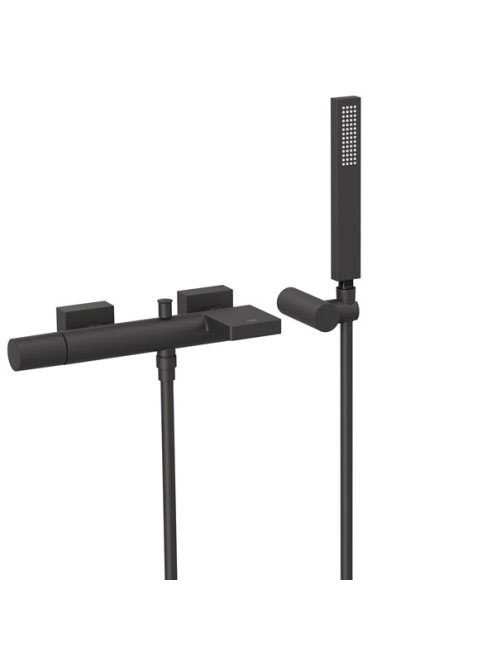 Tres Project kádtöltő csaptelep Cascade kifolyóval és zuhany