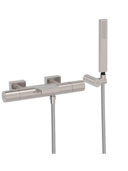 Tres Project termosztátos kádtöltő csaptelep Cascade kifolyó