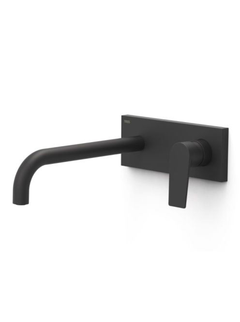 Tres Project egykaros fali mosdó csaptelep, matt fekete 2113