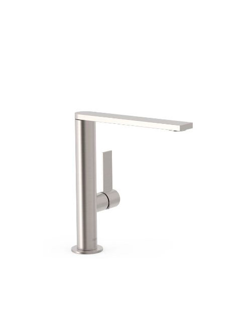 Tres Project magas mosdó csaptelep, rozsdamentes acél hatású