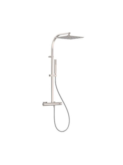 Tres Project termosztátos zuhanyrendszer, rozsdamentes acél