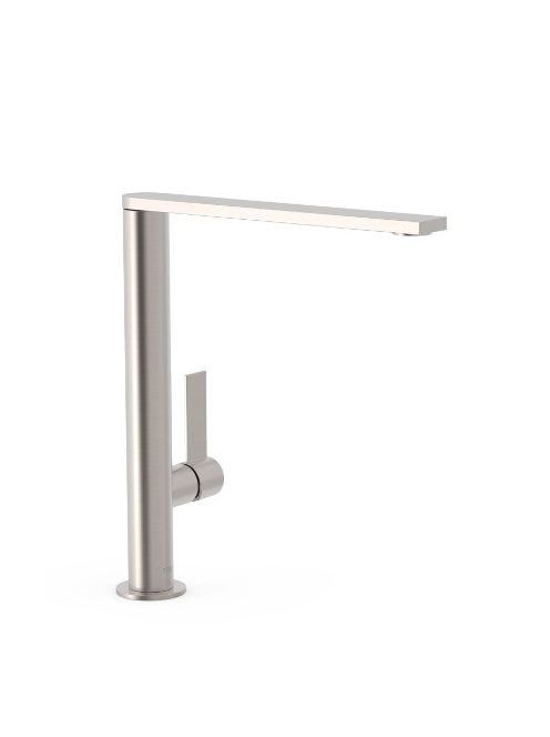 Tres Project magasított mosdó csaptelep, rozsdamentes acél h