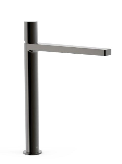 Tres Project magasított mosdó csaptelep, Metál Fekete 211803