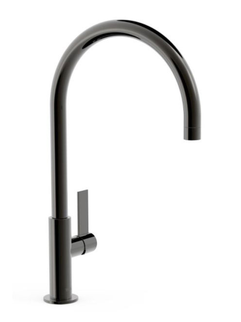 Tres Project magasított mosdó csaptelep, Metál Fekete 211906