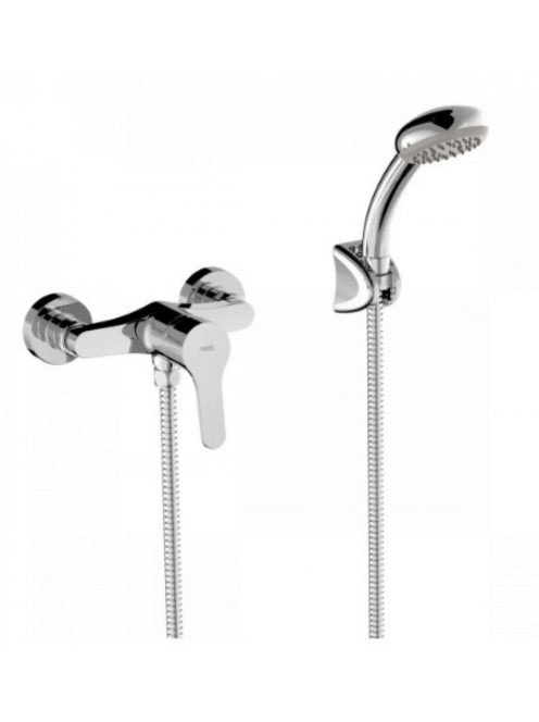 Tres Base Egykaros zuhanycsaptelep szettel, króm 21516710 -