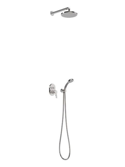 Tres Base Rejtett 2 irányú egykaros zuhanyrendszer, króm 215