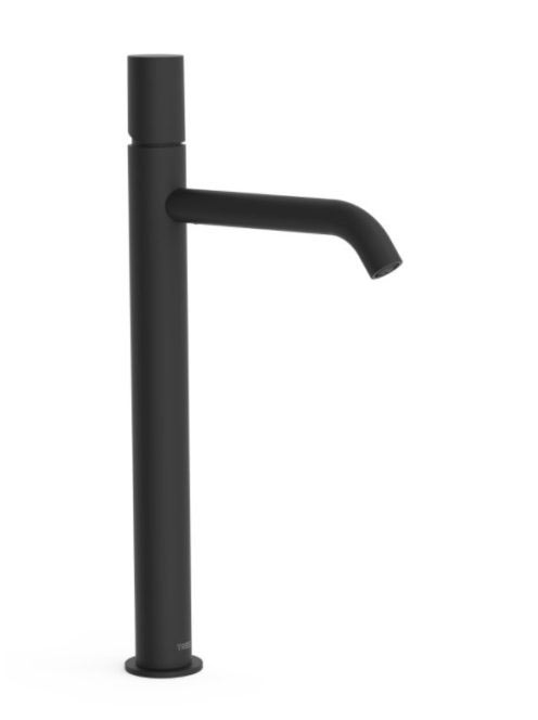 Tres Study Exclusive magas mosdó csaptelep, matt fekete 2613