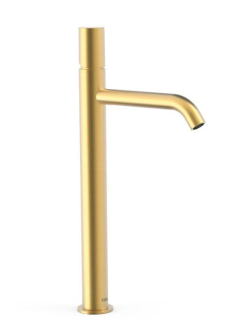 Tres Study Exclusive magas mosdó csaptelep, matt arany 26130