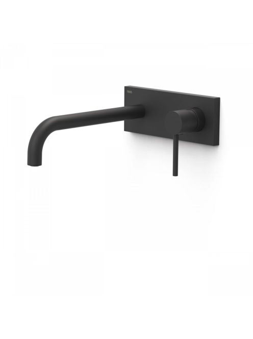 Tres Study Exclusive fali mosdó csaptelep, matt fekete 26230