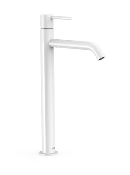 Tres Study Exclusive egykaros magas mosdó csaptelep, fehér 2