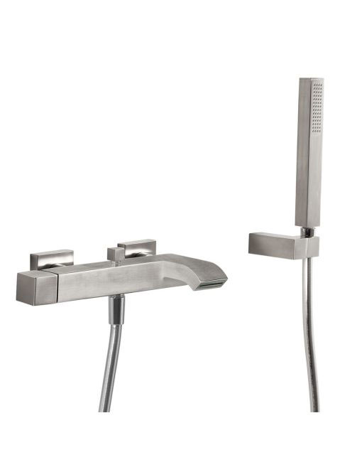 Tres Cuadro Exclusive kád csaptelep Cascade kifolyóval Rozsd