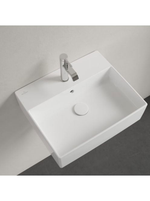 Villeroy & Boch Memento 2.0 Mosdótál túlfolyóval 50x42 cm, f