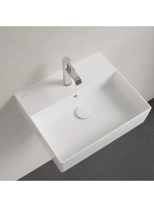 Villeroy & Boch Memento 2.0 Mosdó túlfolyóval 50x42 cm, fehé