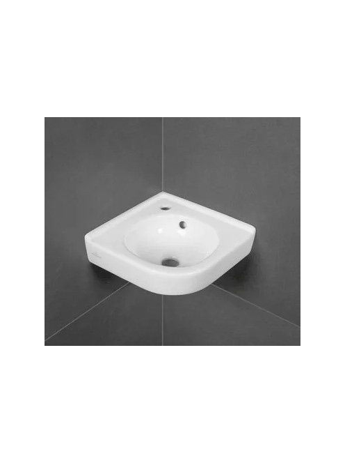 Villeroy & Boch O.novo Sarok kézmosó 45x40 csapfurattal és t