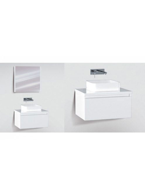 Wellis Elois White 60 1 fiókos fali mosdópult szekrény WB003