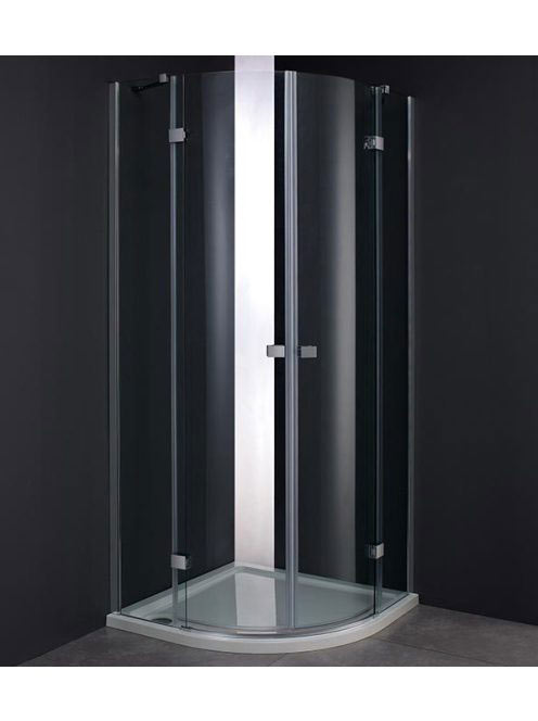 Wellis Arno íves zuhanykabin 90x90x200 Easy Clean bevonat WC