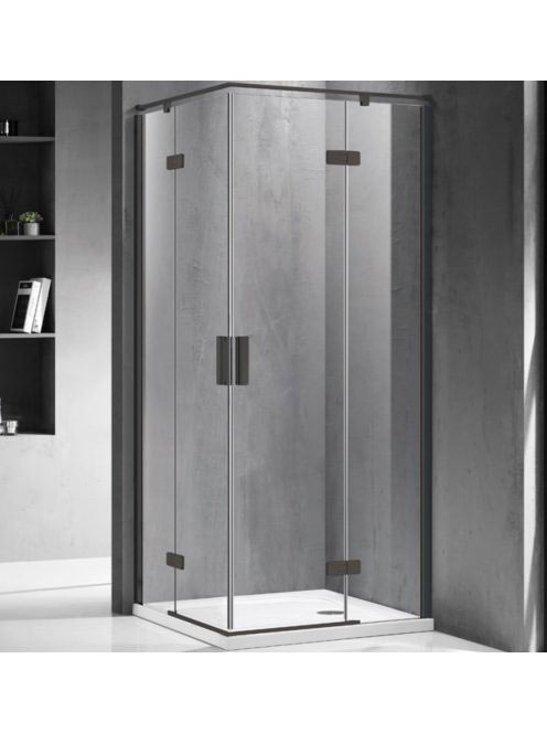 Wellis Murano két nyílóajtós szögletes zuhanykabin 90x90x195