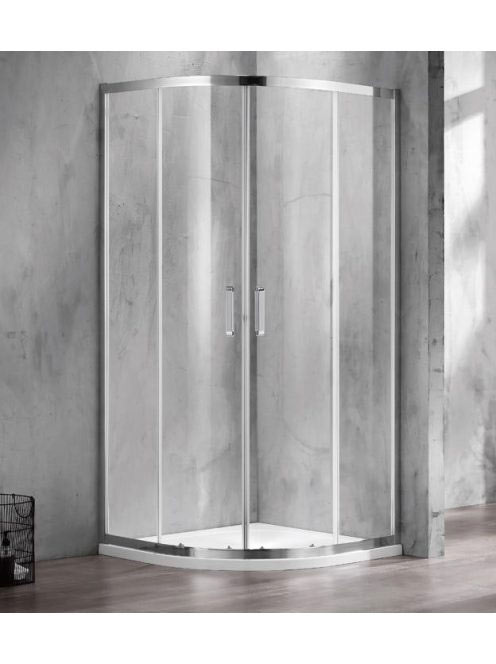 Wellis Caprera 2 tolóajtós 90x90 íves zuhanykabin WC00432 -