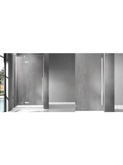 Wellis Sorrento 110 balos zuhanyfal, Easy Clean bevonattal W