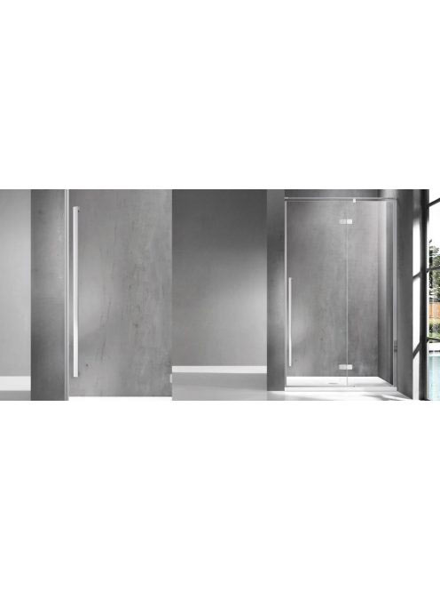 Wellis Sorrento 120 jobbos zuhanyfal, Easy Clean bevonattal