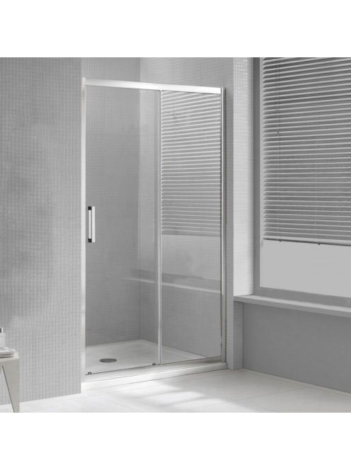 Wellis Premier 90 tolóajtós zuhanyfal (N) - Easy Clean bevon