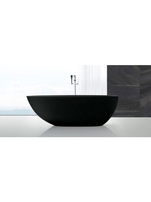 Wellis Soul Black Matt öntött márvány szabadon álló kád 167,
