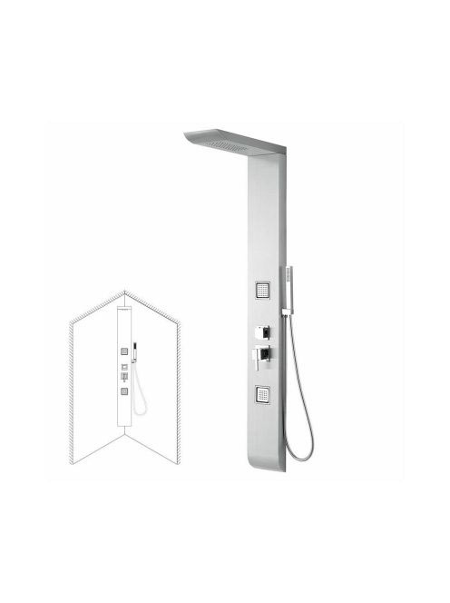 Wellis Lucia sarokba is szerelhető zuhanyrendszer WZ00104 -
